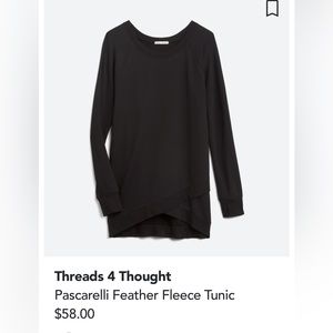 black lightweight sweatshirt